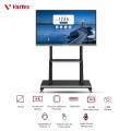 Vartex Flat panel display Smartboard: 75-Inch Interactive Display with Android 14, Octa-Core Processor, 8GB RAM, 128GB ROM, Bluetooth 5.0, Dual-Band Wi-Fi, and 8-Array Microphone for Classrooms & Offices. 
