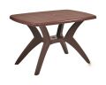 Supreme Melody Rectangular Plastic Fiber Table. 