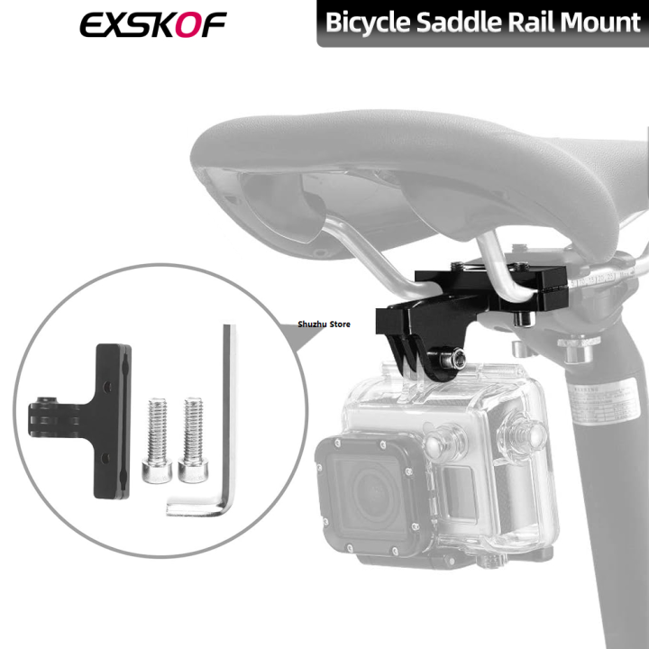 Shuzhu Store2025 New For GoPro Bicycle Saddle Rail Mount Bike Seat Mount For GoPro Hero 12 11 10 9 8 7 6 Insta360 X5 X4 X3 X2 DJI Action 5 4 3 AKASO