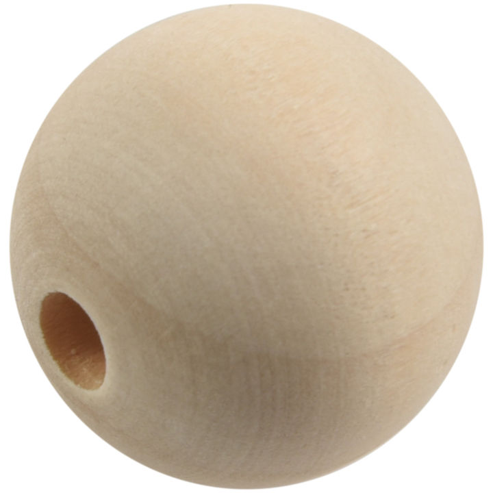 30x%20Natural%20Ball%20Wood%20Spacer%20Beads%2025mm(1inch)%20Wood%20Color%20-%20Image%202