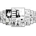 Demon Slayers A4 Size 6pc Manga Poster Set. 