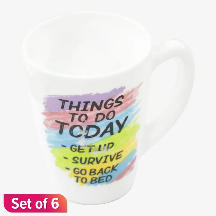 Luminarc%20Thing%20To%20Do%20Today%20Printed%20Cup%20Mug,%20Set%20Of%206%20-%20Image%204