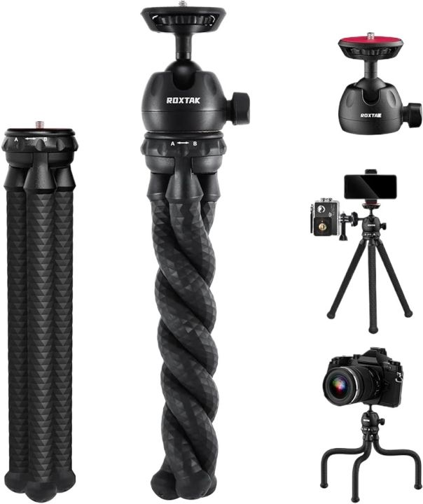 JMARY MT-25 - Table Top Mini Portable Flexible Tripod Stand for Mobile Phones and DSLR & Digital Cameras