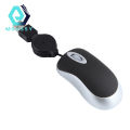 Universal Telescopic 3 Keys 1600DPI Computer Laptop USB Optical Mini Wired Mouse. 
