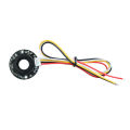 STM15-P25 dual Hall magnetic encoder AB phase motor code disc speed direction sensor. 