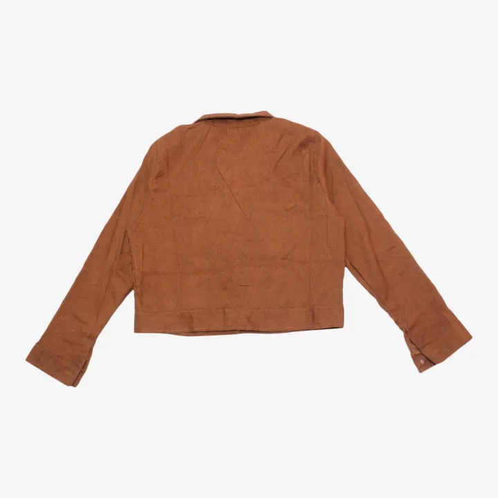 Brown%20Color%20Front%20Pocket%20Design%20Corduroy%20Crop%20Jacket%20For%20Girls%20-%20Image%204