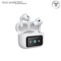 PANEL Touch Control Digital Display Bluetooth TWS Earbuds | ANC+ENC | Bluetooth 5.3 True Wireless In Ear Earbuds. 