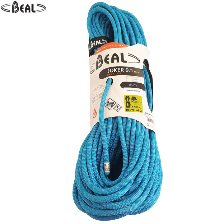 Joker Rope Beal Joker 9.1 mm Unicore Dry cover Rope 80 mtr Pack | Daraz.com.np