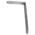 FORIDE 4X 125X75mm L Shape Stainless Steel Shelf Corner Brace Angle Bracket. 