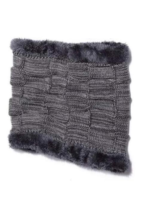 Winter%20Beanie%20Hat%20Scarf%20Set%20Warm%20Knit%20Hat%20Thick%20Fleece%20Lined%20Skull%20Cap%20for%20Men/Women%20%7C%20Solid%20Winter%20Cap%20With%20Neck%20Gaiter%20-%20Image%203