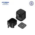 Hyundai 5.6L Air Fryer | HYAF-56L-D180 | 9 Auto Cooking Programs | LED Touch Control | Rapid Hot Air Technology | Built-in Light. 