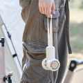 Portable Neck Fan Semiconductor Refrigeration Cooling USB Rechargeable Quiet Mini Fan Air Cooler Summer-Pink. 