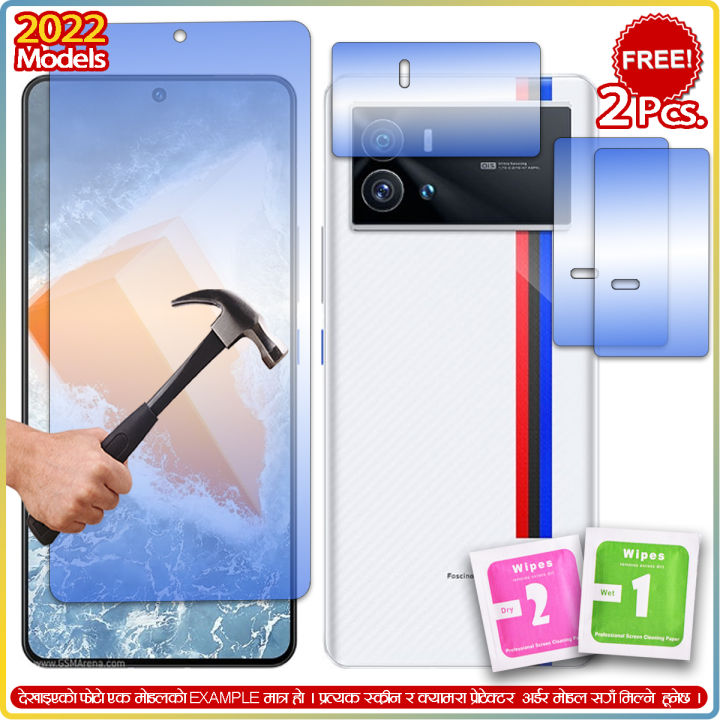 9H Nano Flexible Tempered Glass Screen Protector (Free- 2 Pcs Camera Guard)  For Vivo Y32, iQOO Neo5 SE, iQOO Neo5 S, iQOO U5, Y21T, Y21e, Y21T (India), Y33T, V23 5G, V23 Pro, iQOO 9, Y55 5G, Y75 5G, Y33, T1 5G, iQOO 9 SE, Y33s 5G, Y01