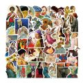 Artsy Home 25/50 Pcs Van Gogh Oil Painting Stickers for Laptops and Skateboards Cellphone Guitar. 