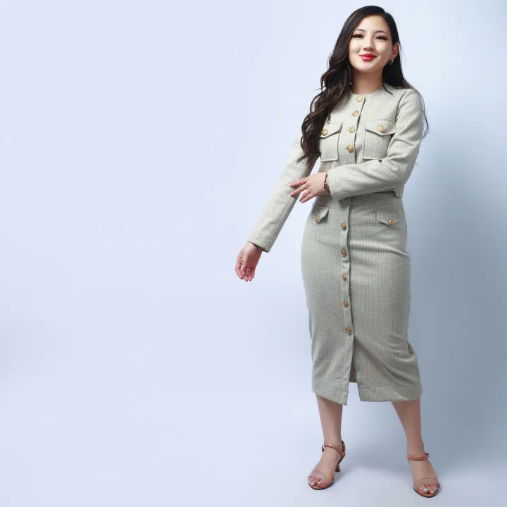 KADE%20Women's%20Check%20Long%20Skirt%20-%20Image%205