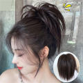 Elastic hair ring Chignon hair bun Trendy Easy-to-use design Natural colors Wig extensions Female hair accessory High-quality materials False hair pieces for Daily hairstyle Party or special occasion. 