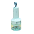 Desktop Vacuum Cleaner for Home and Car Use, Strong Suction, USB Charging, Mini Keyboard Cleaner Blue. 