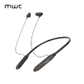 MWC BT BOOM 2 | ENC | Bluetooth 5.3 Neckband | Stereo Sound | 10mm Driver | Touch Control | 23 Hours Playtime | Magnetic on/off Function | Best Sound Quality Guaranteed. 
