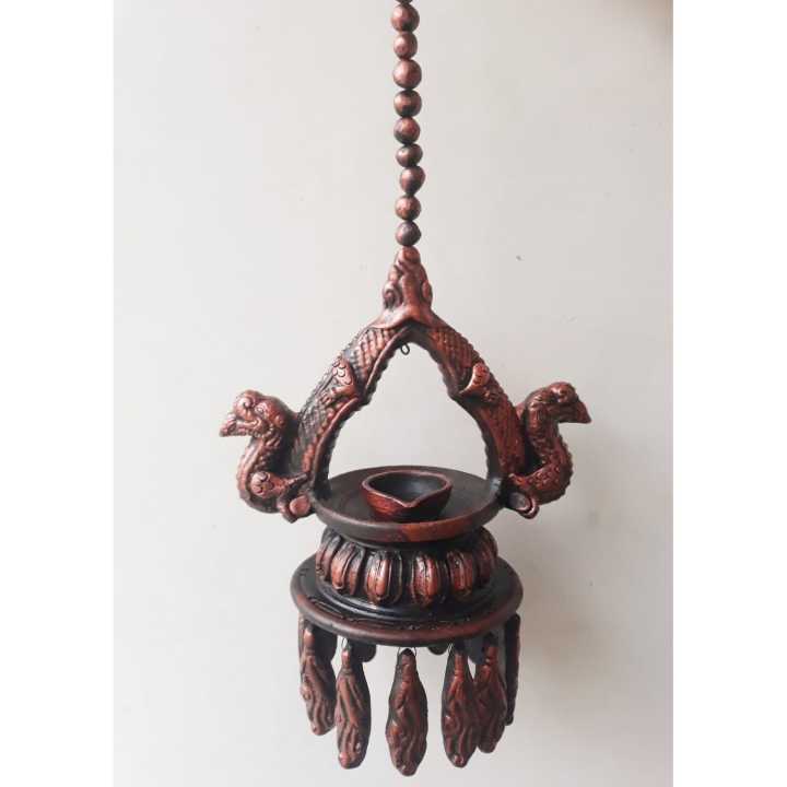 Hanging Paanas/Panas/Kha Dalo/ Diyo Holder(Home Decor/ Interiors/ Exterior/ Traditional/Ritual) - Ceramic -2ft(length) by 10inch(diameter)