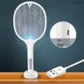 Mosquito Swatter Hit, Pest Control USB Rechargeable Mosquito Racket Bat Electric Bug Zapper, Insect Killer, Electric Mosquito Killer. 