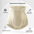 Sales promotion 【Top Picks】Ice Silk Ion Fiber Repair Shaping Women Tummy Control Sculpt Underwear Short High Waisted Body Shaper Briefs Firm Pant Shapewear. 