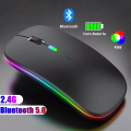 Prime Picks Premium Wireless Mouse | MicroKingdom BT3000 Tri Mode Wireless Bluetooth Mouse | Rechargeable Optical Mouse with 2.4GHz, Bluetooth, and USB Receiver | 4 Button Keys, Adjustable DPI 1000-1600. 