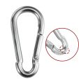Stainless Steel Carabiner Spring Snap Link, Tricep Rope Attachment 1 piece ( Single Piece ) | Hook for Gym Attachments. 