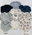 Livingtex Cotton Printed Full Sleeve Baby Romper ( 0-36 Months ) - 6 Pcs ( Color Assorted). 