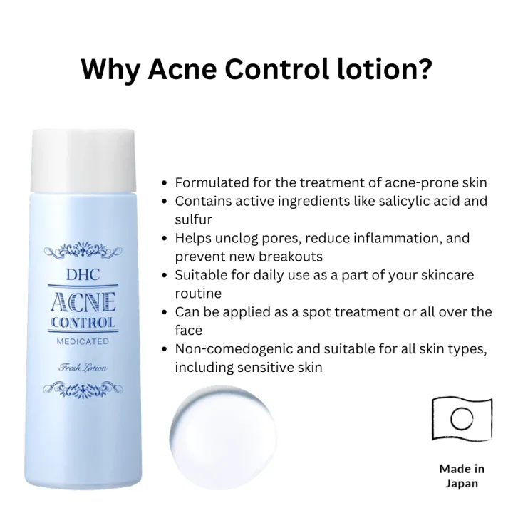 DHC%20Medicated%20Acne%20Control%20Lotion%20(Toner)%20160ml%20-%20Image%202