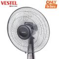 VESTEL Stand Fan With Remote Control | Timer | 16 inches | 1800RPM | Oscillation | 1 Year Warranty | 5 Blade | Heavy Base | Easy Fitting | Pedestal Fan. 