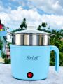 MTS Multifunctional Cooking Electric Pot Electric Cooking Pot, Rapid Noodles Maker, 1.8L Steel Mini Hot Pot Food Steamer Momo Maker 450W. 