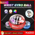 Wenefang NARIO Malaysia Gyro Ball LED Wrist Ball Gym Training Ball Exercise Tool Sport Arm Muscle Strength Force Fitness Trainer Gym Ball腕. 