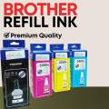 MP Brother Refil Ink Set CMYK | BT-D60 BK | BT5000 C | BT5000M | BT5000Y | For Brother for DCP-T310/220/420/720 Printers | Excellent Quality. 