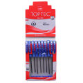 Set Of Five Cello Top Tec Ball Pen Blue 10 Pcs. 