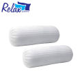 Tulip Relax White Round Bolster Pillow (Set Of Two) -28". 