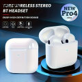 Sutuiying Pro 4 TWS Wireless Headphones Earphone Bluetooth-compatible 5.3 2025 Waterproof Headset with Mic for Xiaomi iPhone Pro4 Earbuds. 