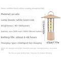Vertical Lantern LED Camping Lamp Aluminum Alloy Adjustable Folding Lamp Black Hanging Support Flashlight Outdoor. 