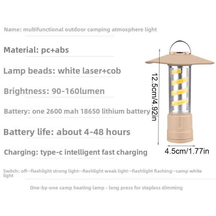 Vertical%20Lantern%20LED%20Camping%20Lamp%20Aluminum%20Alloy%20Adjustable%20Folding%20Lamp%20Black%20Hanging%20Support%20Flashlight%20Outdoor%20-%20Image%202