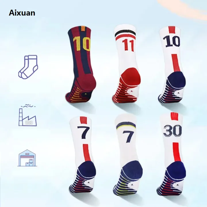 Aixuan%20Bargain%20price%20Fashion%20Outdoor%20Riding%20Tube%20#Stars%20#10%20Socks%20Number%20Sales%20promotion%20Kids%20Soccer%207%20Boys%20Socks%20Towel%20Bottom%20Men's%20Sports%20Soccer%20Socks%20-%20Image%203