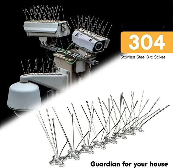 (Pack%20of%206)%20Bird%20Spikes%20Stainless%20Steel%205%20Pin%20Deterrent%20Spikes%20Repellent%20Fence%20Spikes%20Comes%20Assembled%20&%20Covers%203.84%20meters%20(384cm)%20-%20Image%203
