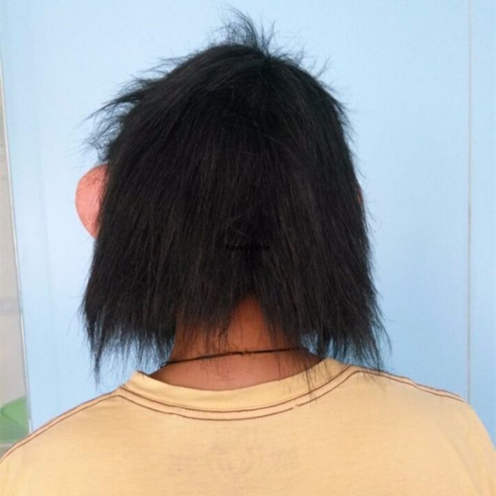 Props:%20Halloween,%20Full%20Face,%20Animal%20Mask,%20Gorilla%20Ape,%20Latex,%20Hairy%20Monkey,%20Black%20Rubber%20Face%20Mask,%20Funny%20Headgear,%20Role%20Play%20-%20Image%205