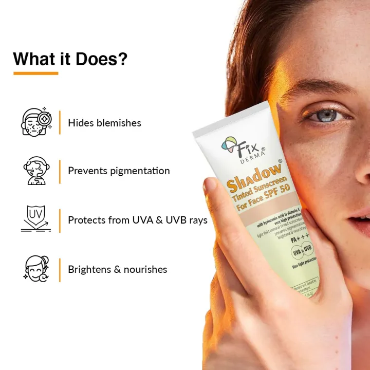 Fix%20Derma%20Shadow%20Tinted%20Sunscreen%2030g%20%7C%20Shade%20-%20Light%20%7C%20SPF%2050+%20%7C%201%25%20Hyaluronic%20Acid%20%7C%20UVA%20&%20UVB%20%7C%20PA+++%20-%20Image%204