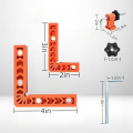 1 Set 90 Degree Clamp Right Angle Clamp with Clamp Corner Clamps Woodworking Tool for Pictures Frames. 