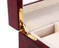 Wooden Watch Box-6 Wide Watch Slots Wood Clock Box Storage Organizer. 