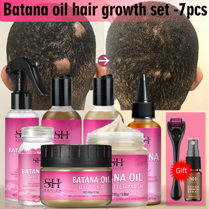 Original Hair Mask Bata Treats Hair Loss Anti-100 Diary Aesth【Shop】% Batana Oil Growth Kit African Hair Loss Rapid Growth Male Regeneration