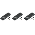 FORIDE 3X Ultrathin M.2 SSD Heat Sink M2 2280 Solid State Hard Disk Aluminum Heatsink Cooler Cooling Thermal Pad Grey. 
