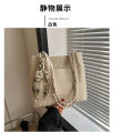 2023 spring and summer new fashion straw portable shoulder bag tote bag women's bag support large capacity wholesale mixed batch. 