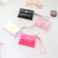 Fashion Clear Waterproof Pvc Women Men Credit Id Card Storage Bag Coin Purse Zhongweirui. 