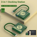 OUMERY 4K HDTV USB 3.0 Port and USB C Charging Travel Dock 100W PD Charging Switch/ Model. 