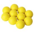 20pcs Yellow Soft Elastic Indoor Practice PU Golf Ball. 